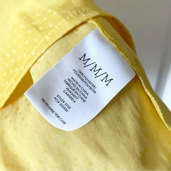 🎃CAbi Yellow French Dot Halter Neck Tank Top Medium - Picture 14 of 15